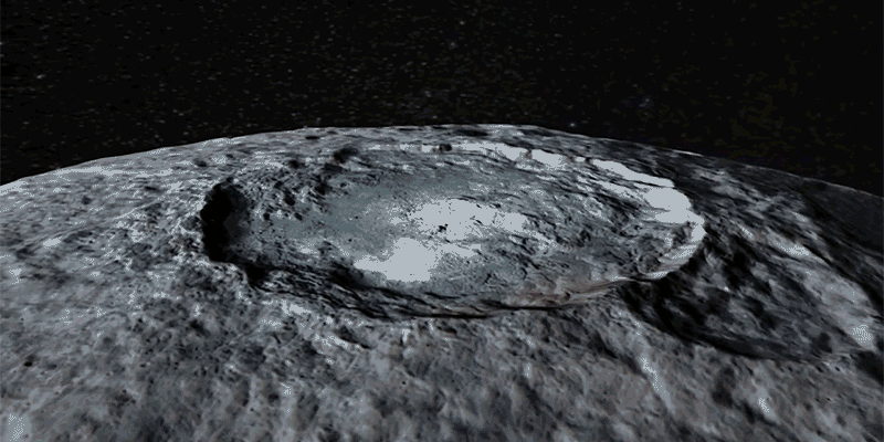 NASA shows off animated video of dwarf planet Ceres